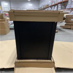 DALLAS LOCATION - Home Decorators Collection Beaufort 48 in. Single Sink Black Bath Vanity with White Engineered Stone Top (Assembled)