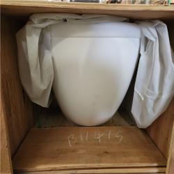 Phoenix Location Xspracer Foyil 55 in. x 31 in. Solid Surface Stone Resin Flatbottom Freestanding Bathtub Soaking Bathtub in Matte White