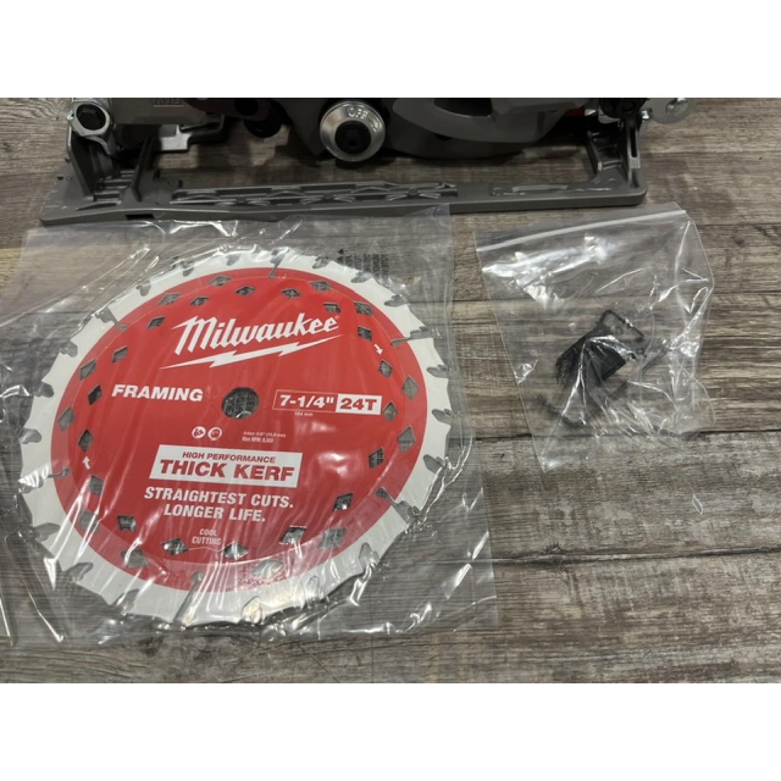 AS-IS Milwaukee FUEL 18V Lithium-Ion Cordless 7-1/4 in. Rear Handle Circular Saw (Tool-Only)