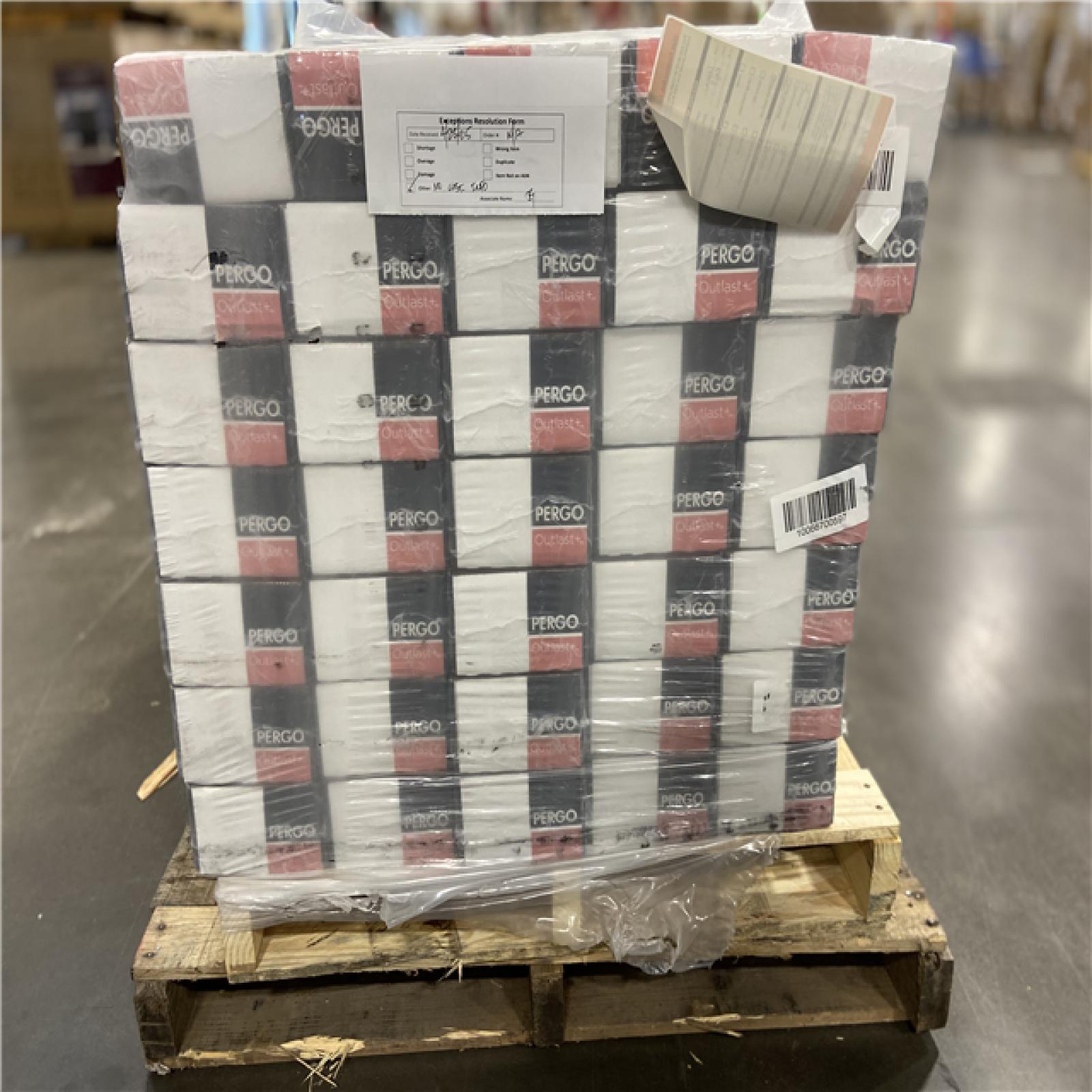 DALLAS LOCATION - Pergo Outlast+ Applewood 12 mm T x 5.2 in. W Waterproof Laminate Wood Flooring (13.74 sqft/case) 35 (CASES)