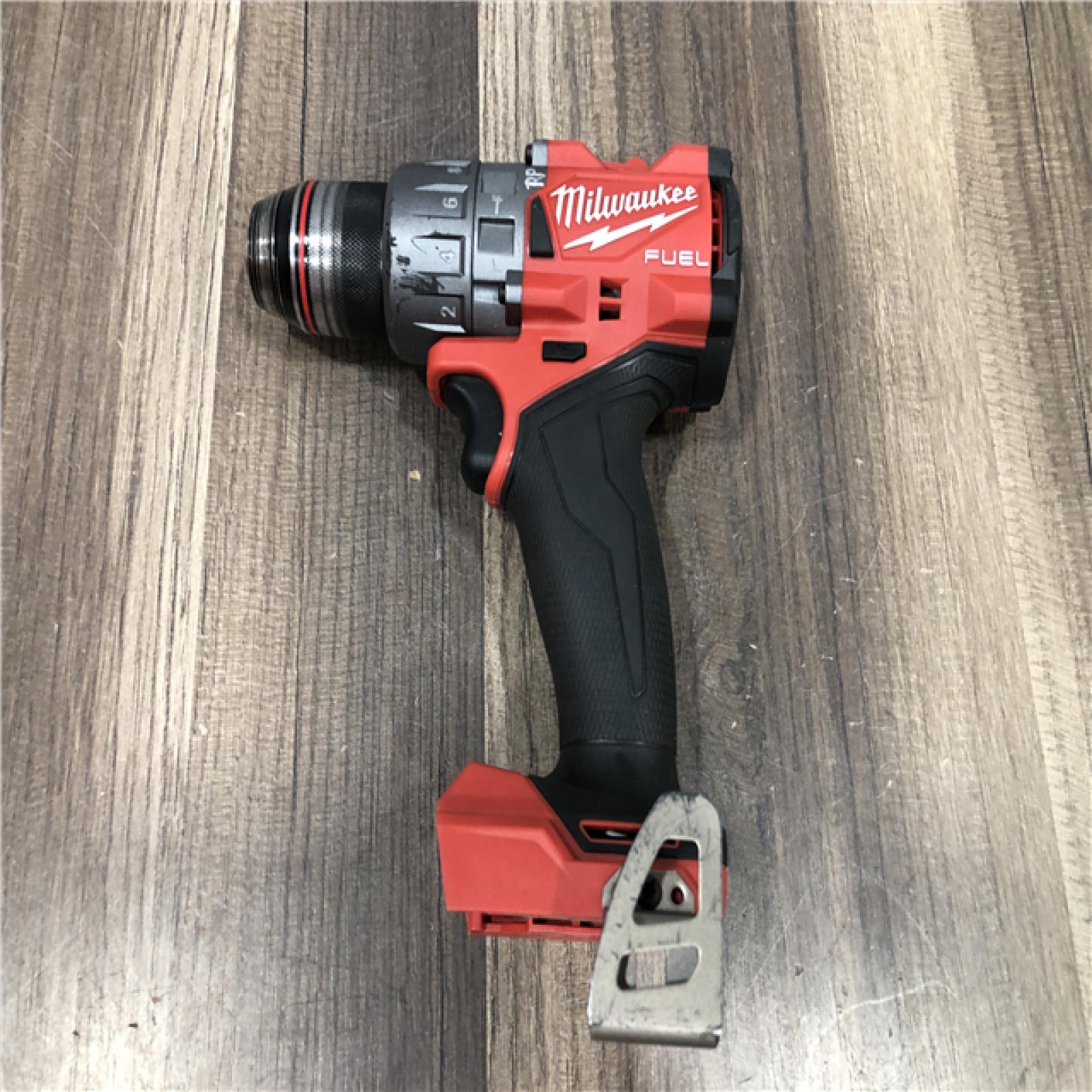 AS-IS Milwaukee FUEL 18V Lithium-Ion Brushless Cordless 1/2 in. Hammer Drill/Driver (Tool-Only)