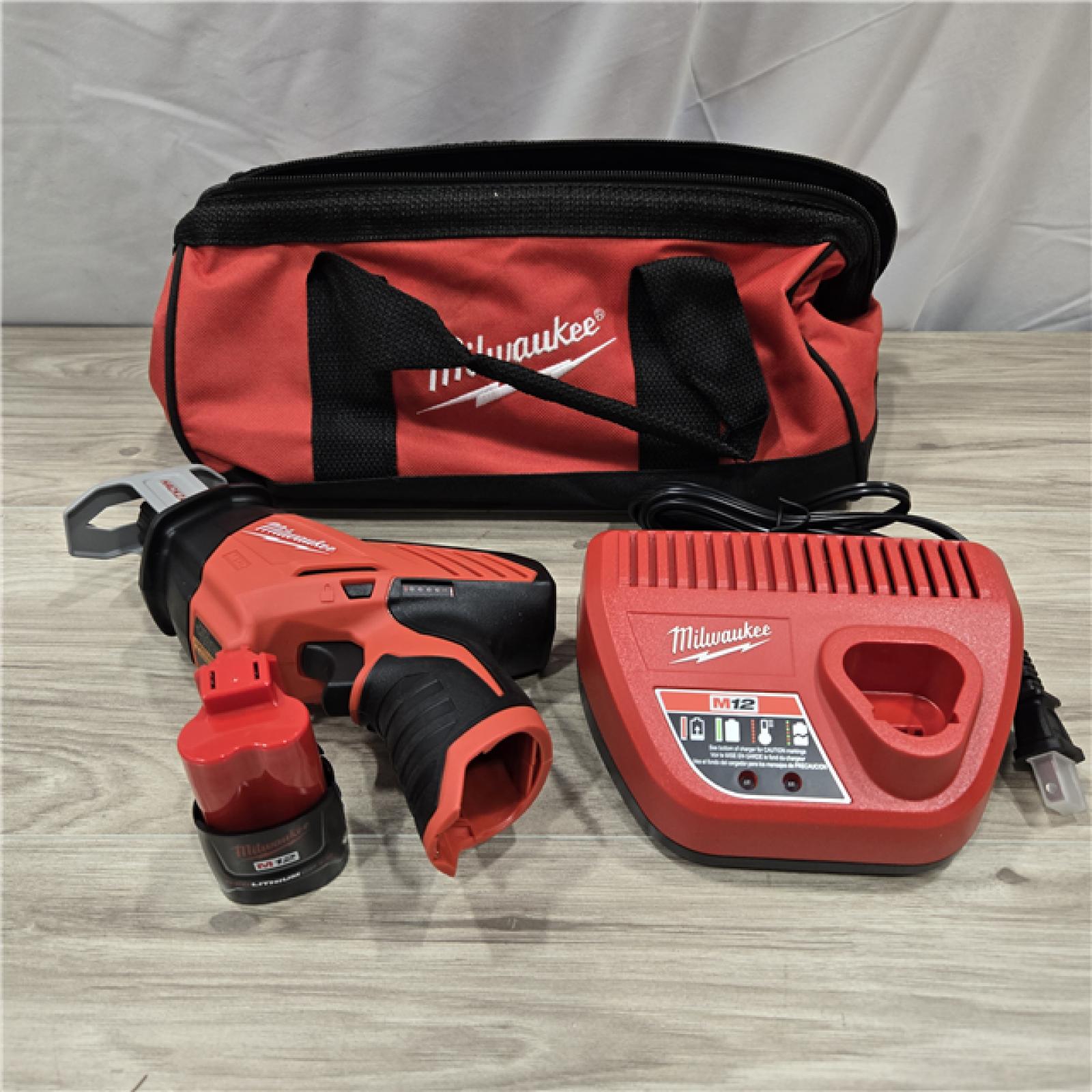 AS-IS Milwaukee 2420-21 - M12 Fuel Hackzall 12V Cordless Reciprocating Saw Kit