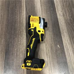 AS-IS DEWALT ATOMIC 20V MAX Cordless Brushless Compact 1/4 in. Impact Driver (Tool Only)