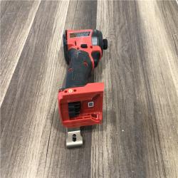 AS-IS Milwaukee  FUEL 18V Lithium-Ion Brushless Cordless 1/4 in. Hex Impact Driver (Tool-Only)