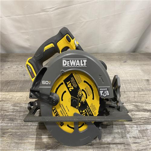 AS-IS DEWALT FLEXVOLT 60V MAX Cordless Brushless 7-1/4 in. Circular Saw with Brake (Tool Only)