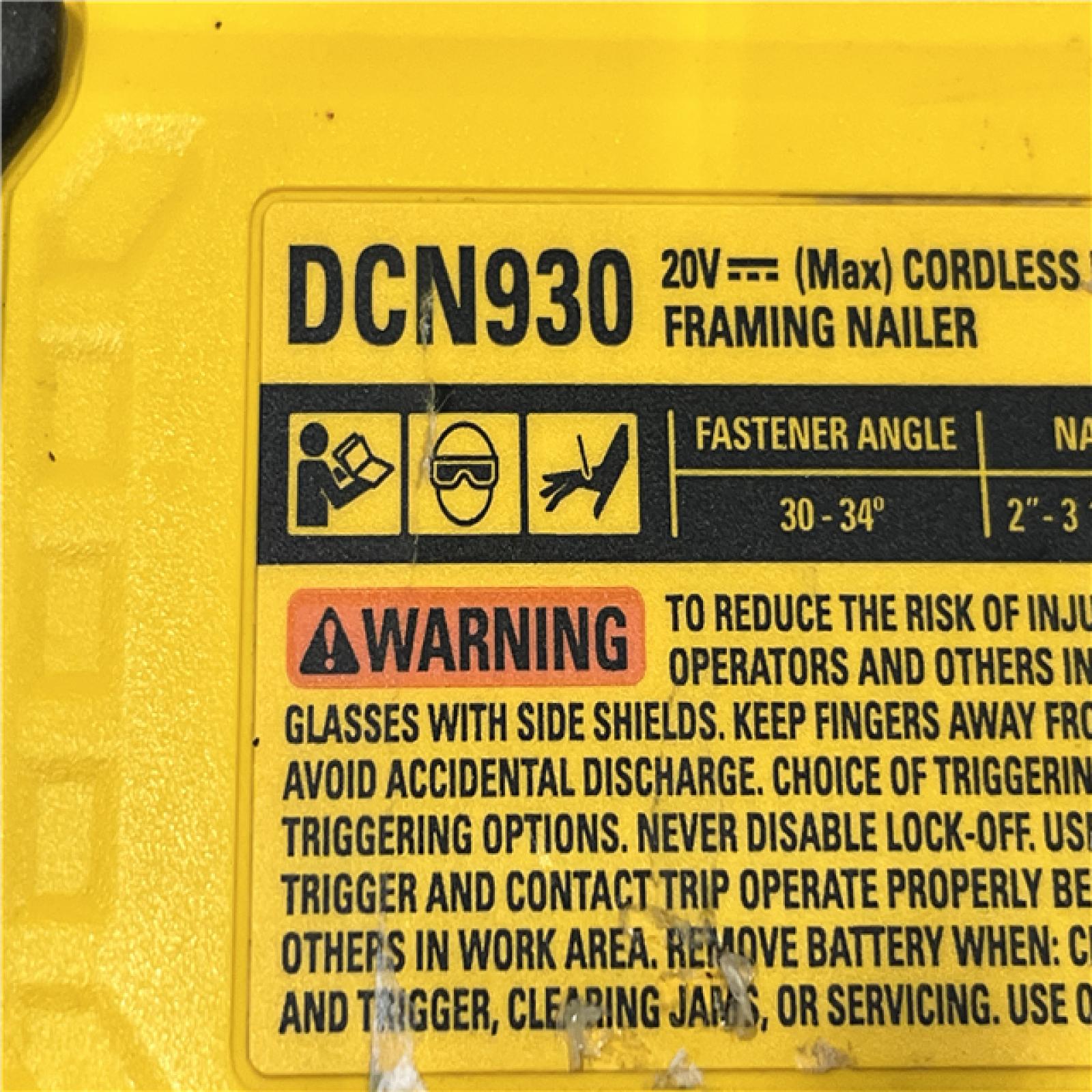 AS-IS DEWALT 20V 30 Degree Cordless Framing Nailer (Tool-Only)