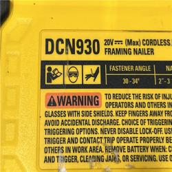 AS-IS DEWALT 20V 30 Degree Cordless Framing Nailer (Tool-Only)