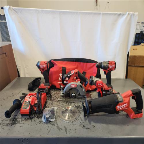 AS-IS- Milwaukee M18 Fuel 18 V 5 Amps Cordless Brushless 5 Tool