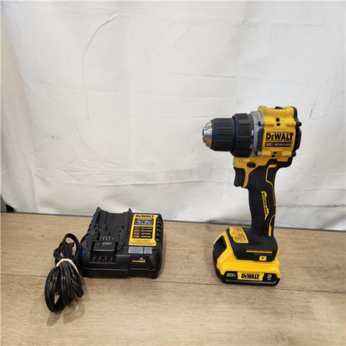 AS-IS- DEWALT 20V  Cordless.5 in Drill Driver  2 Ah