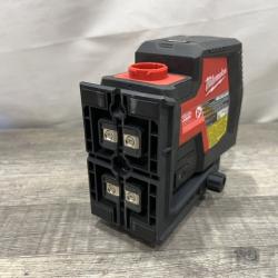 AS-IS Milwaukee Green 100 ft. Cross Line and Plumb Points Rechargeable Laser Level with REDLITHIUM Lithium-Ion