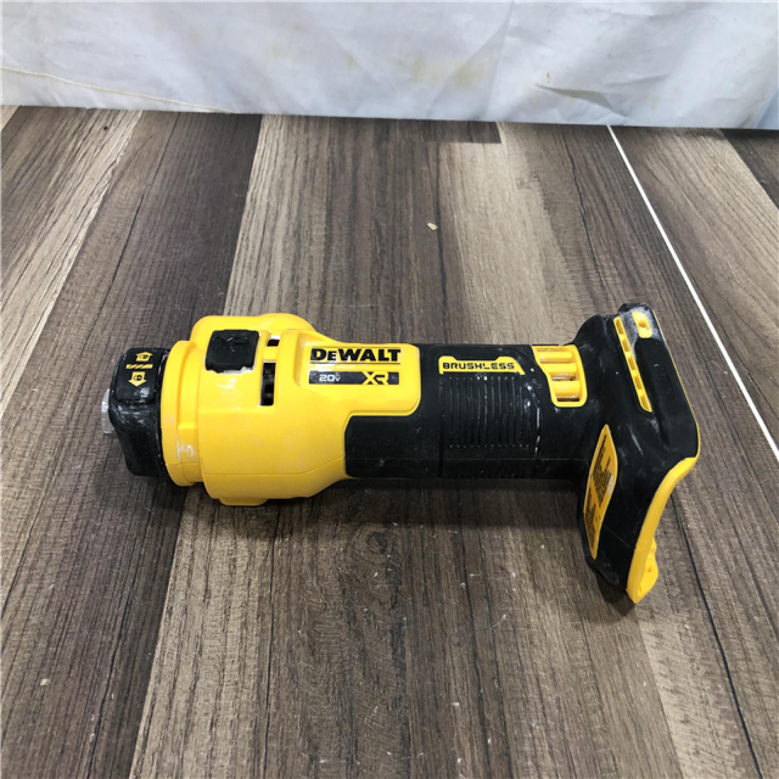 AS-IS DEWALT XR 20V Lithium-Ion Cordless Rotary Drywall Cut-Out Tool (Tool Only)