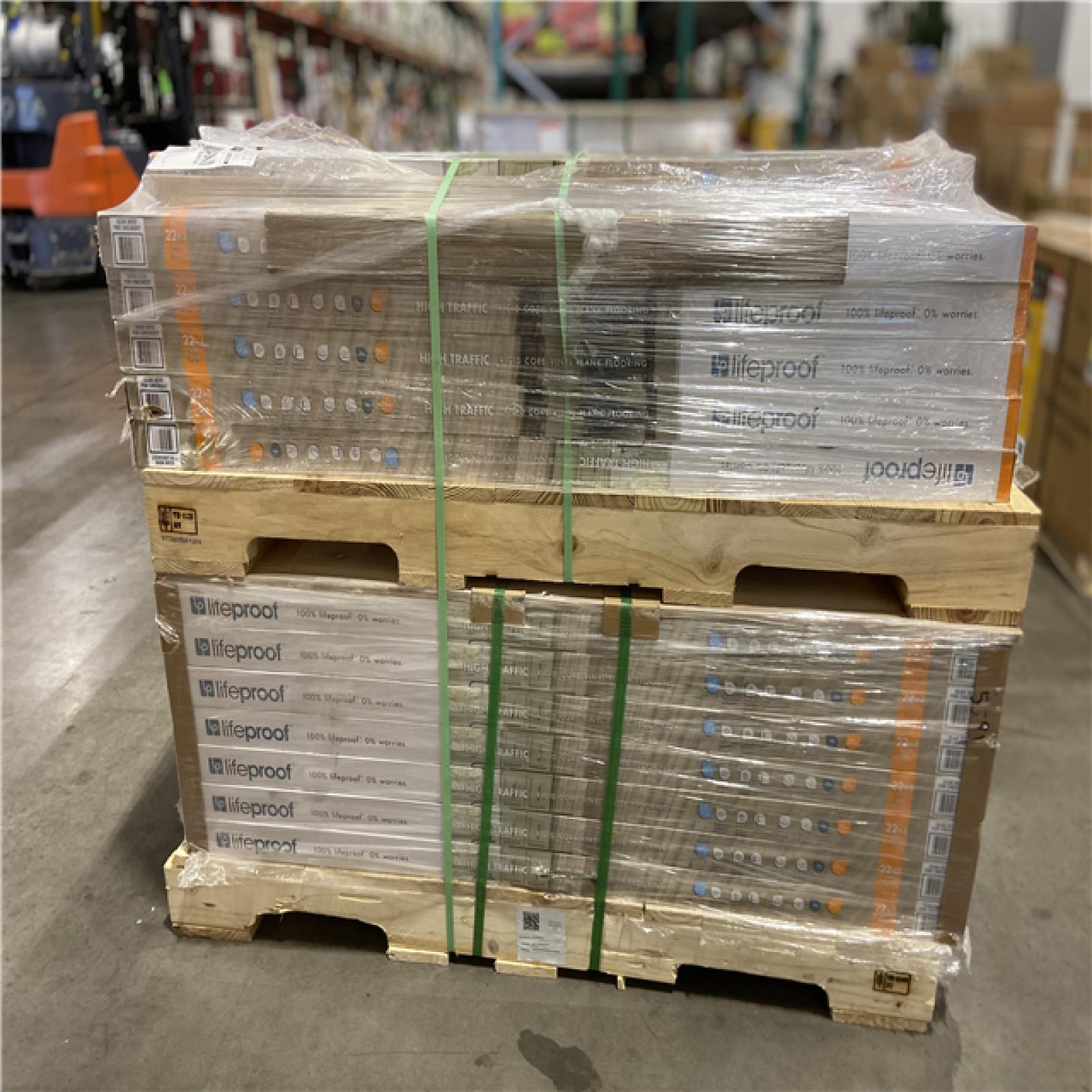 DALLAS LOCATION - Lifeproof Chiffon Lace Oak 22 MIL x 8.7 in. W x 48 in. L Click Lock Waterproof Luxury Vinyl Plank Flooring (20.1 sqft/case) - 50 CASES