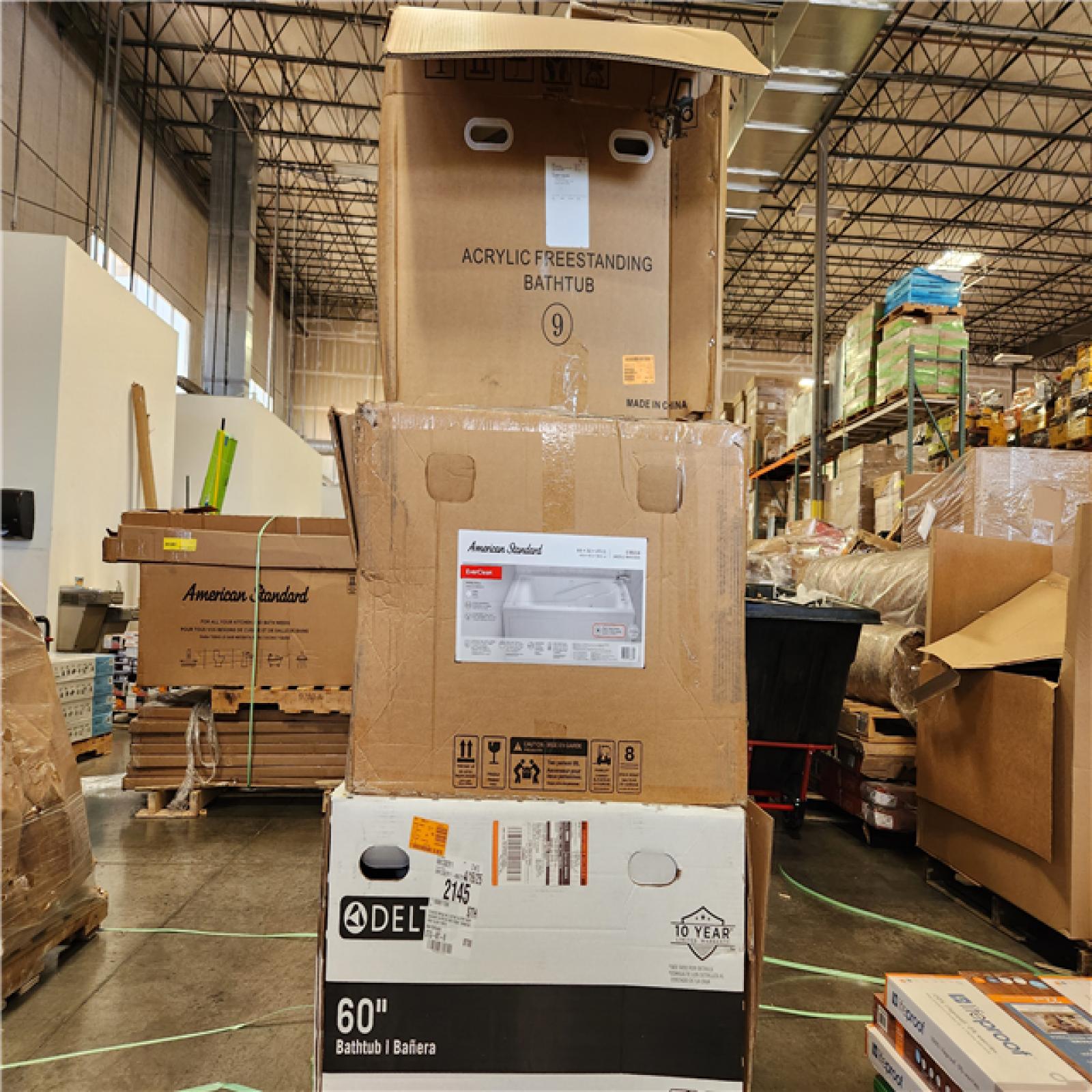 Phoenix AS-IS Mixed Bathroom Bathtub Pallet (3-Tubs)