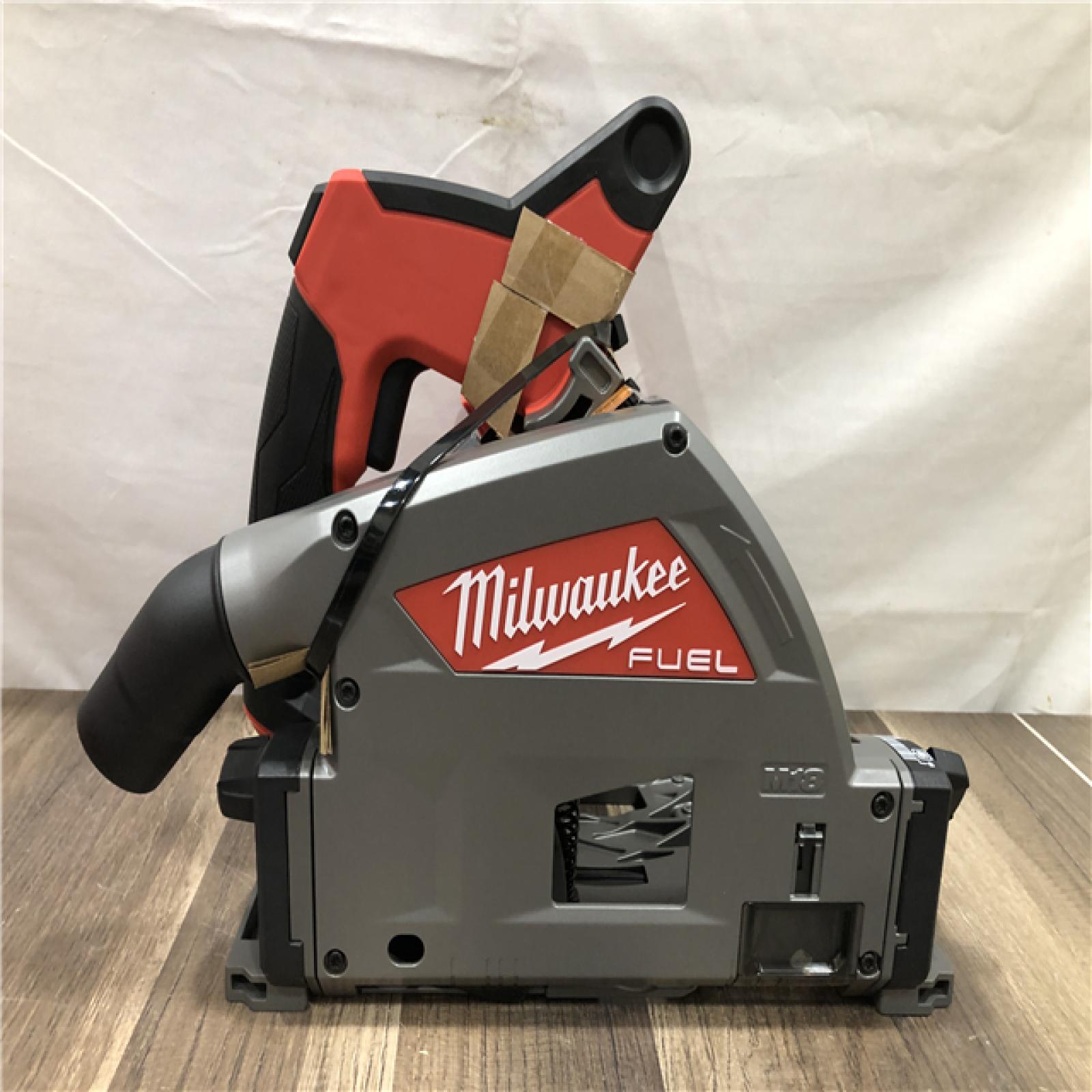 AS-IS Milwaukee  FUEL 18V Lithium-Ion Cordless Brushless 6-1/2 in. Plunge Cut Track Saw (Tool-Only)