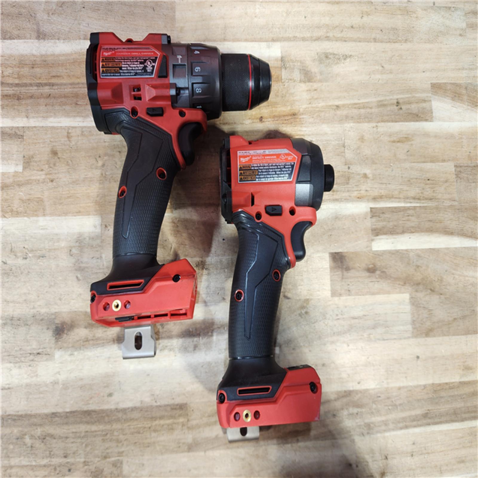 HOUSTON LOCATION - AS-IS (APPEARS LIKE NEW) Milwaukee FUEL 18V Lithium-Ion Brushless Cordless Hammer Drill and Impact Driver Combo Kit