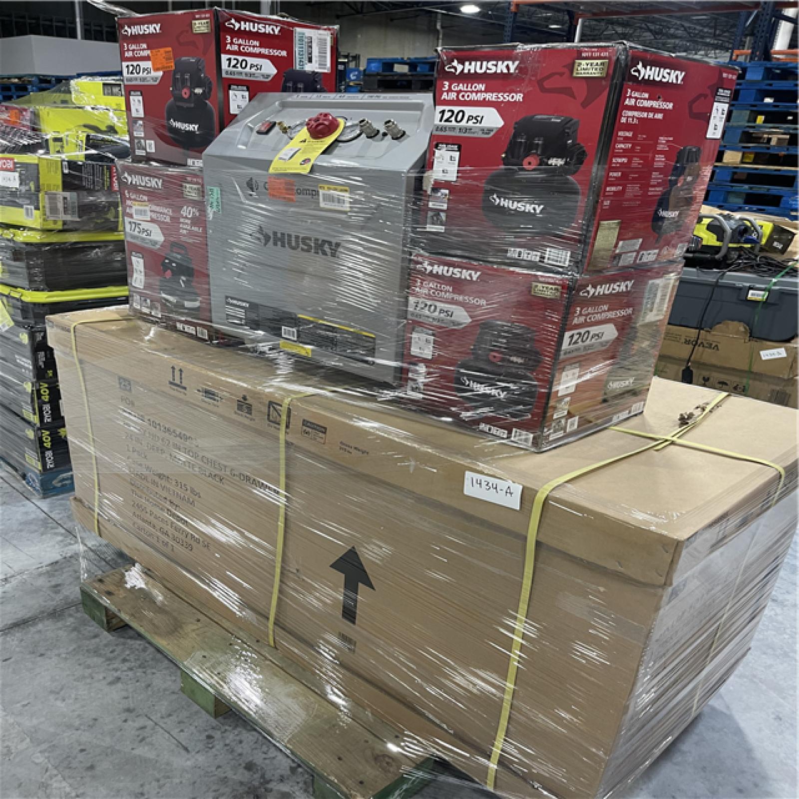 Atlanta Location As-Is Tools and More Partial Truckload (13 Pallets) 1434-A