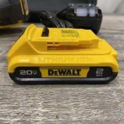 AS-IS DEWALT 20V MAX XR Lithium-Ion Cordless 18-Gauge Narrow Crown Stapler Kit