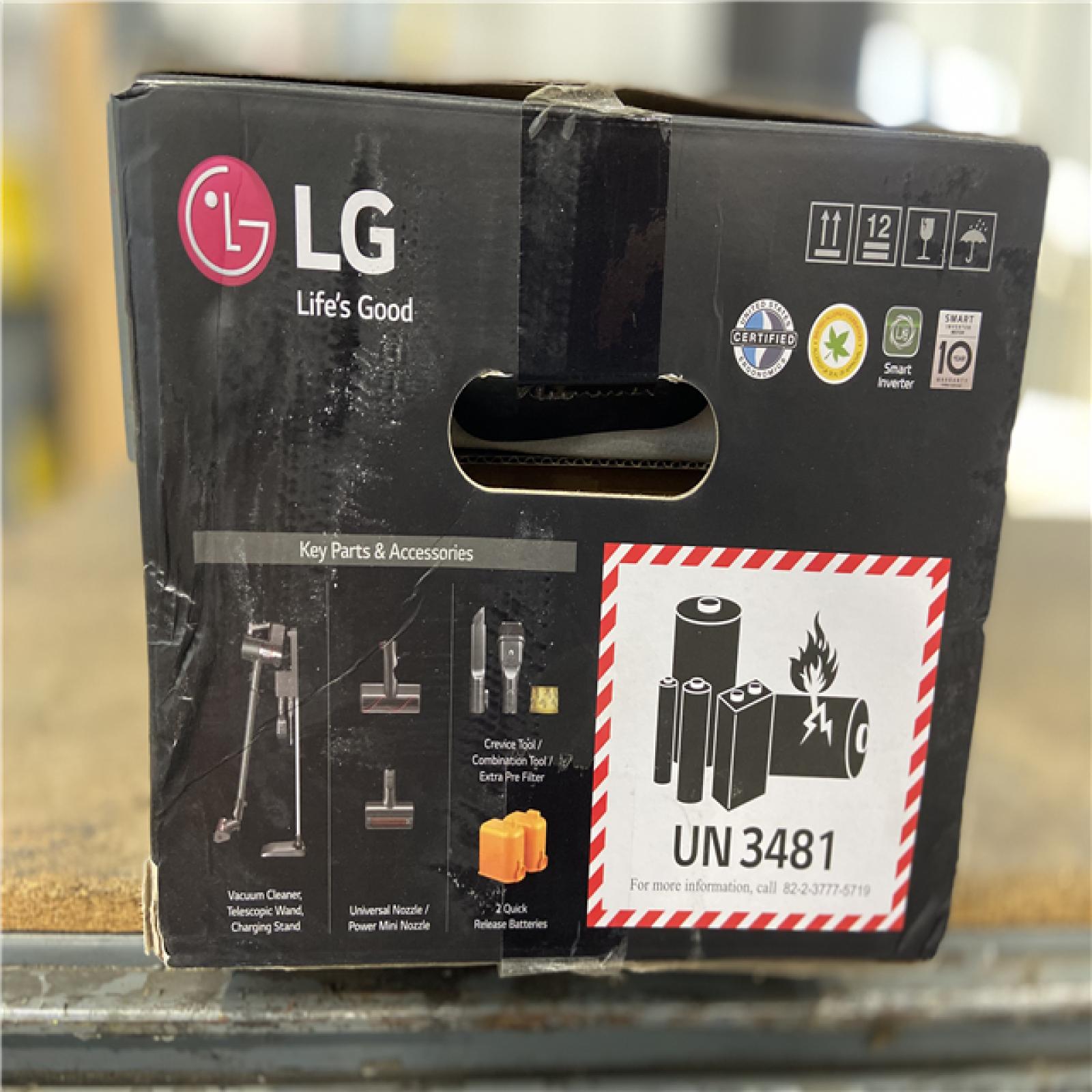 DALLAS LOCATION - LG CordZero Bagless Cordless Stick Vacuum W/Charge Stand