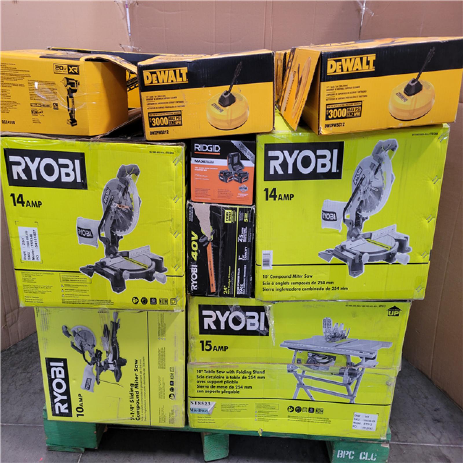 CALIFORNIA AS-IS TOOL PALLET