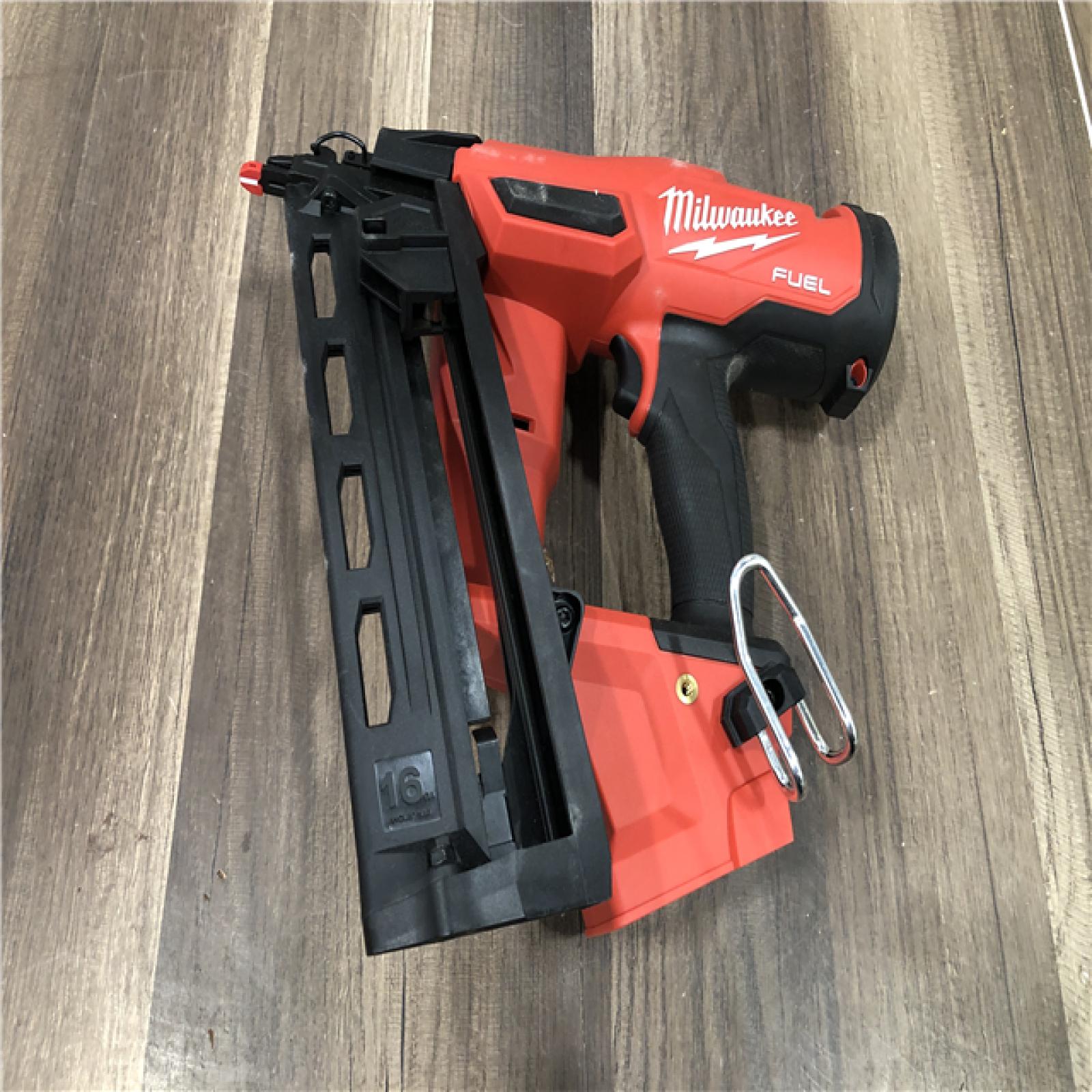 AS-IS Milwaukee FUEL 18-Volt Lithium-Ion Brushless Cordless Gen II 16-Gauge Angled Finish Nailer (Tool-Only)