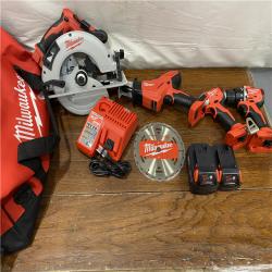 AS-IS Milwaukee M18 4 Tool Combo Kit