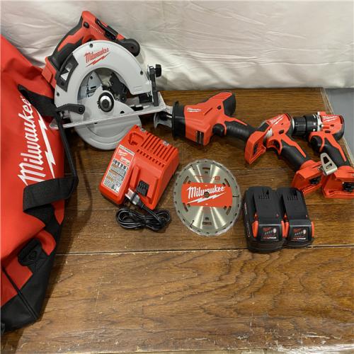 AS-IS Milwaukee M18 4 Tool Combo Kit