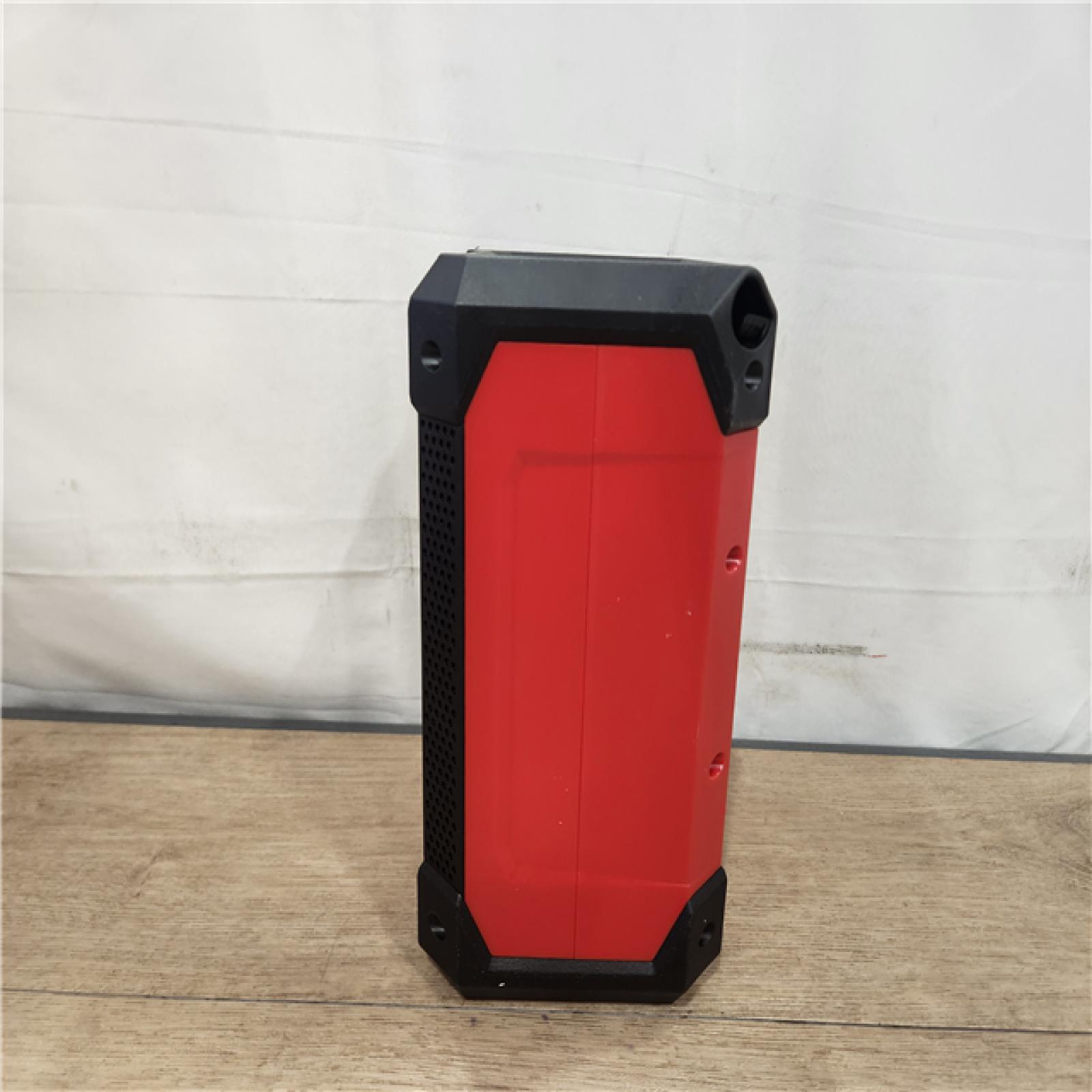 AS-IS- Milwaukee 12-Volt Lithium-Ion Cordless Bluetooth/AM/FM Jobsite Radio with Charger