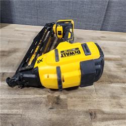 HOUSTON LOCATION - AS-IS DEWALT 20V MAX XR Lithium-Ion Electric Cordless 16-Gauge Angled Finishing Nailer (Tool Only)