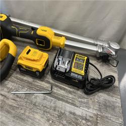 AS-IS DEWALT 20V MAX 14 in. Brushless Cordless Battery Powered Foldable String Trimmer Kit