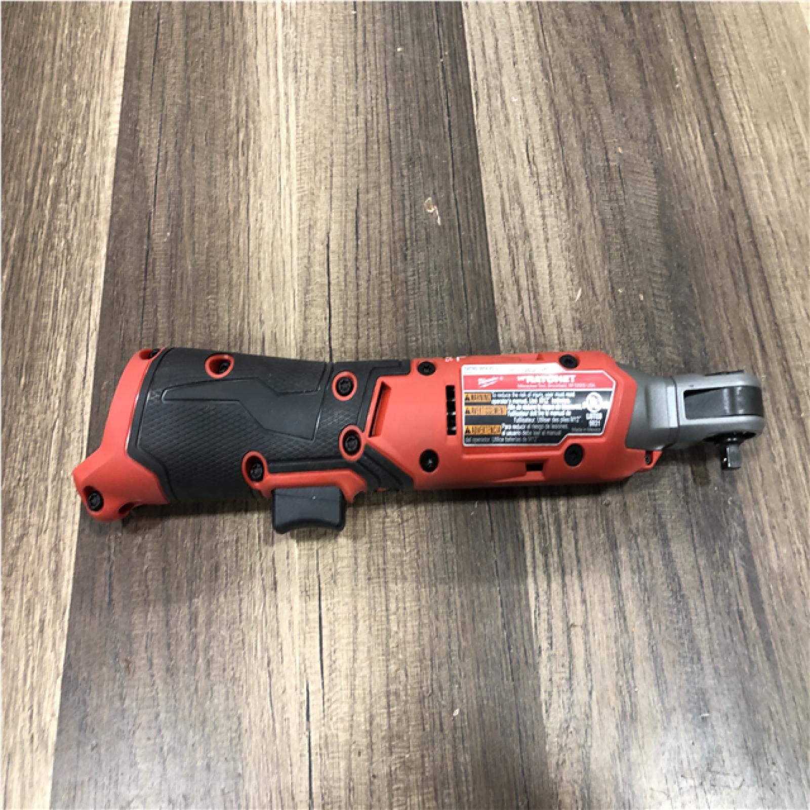 AS-IS Milwaukee FUEL 12-Volt Lithium-Ion Brushless Cordless High Speed 3/8 in. Ratchet (Tool-Only)