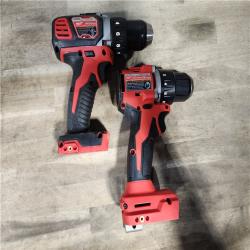 HOUSTON LOCATION - AS-IS MILWAUKEE 2 TOOL COMBO KIT W/ (2) BATTERY & CHARGER