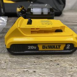 AS-IS DEWALT 20V MAX Lithium-Ion 15-Degree Electric Cordless Roofing Nailer Kit