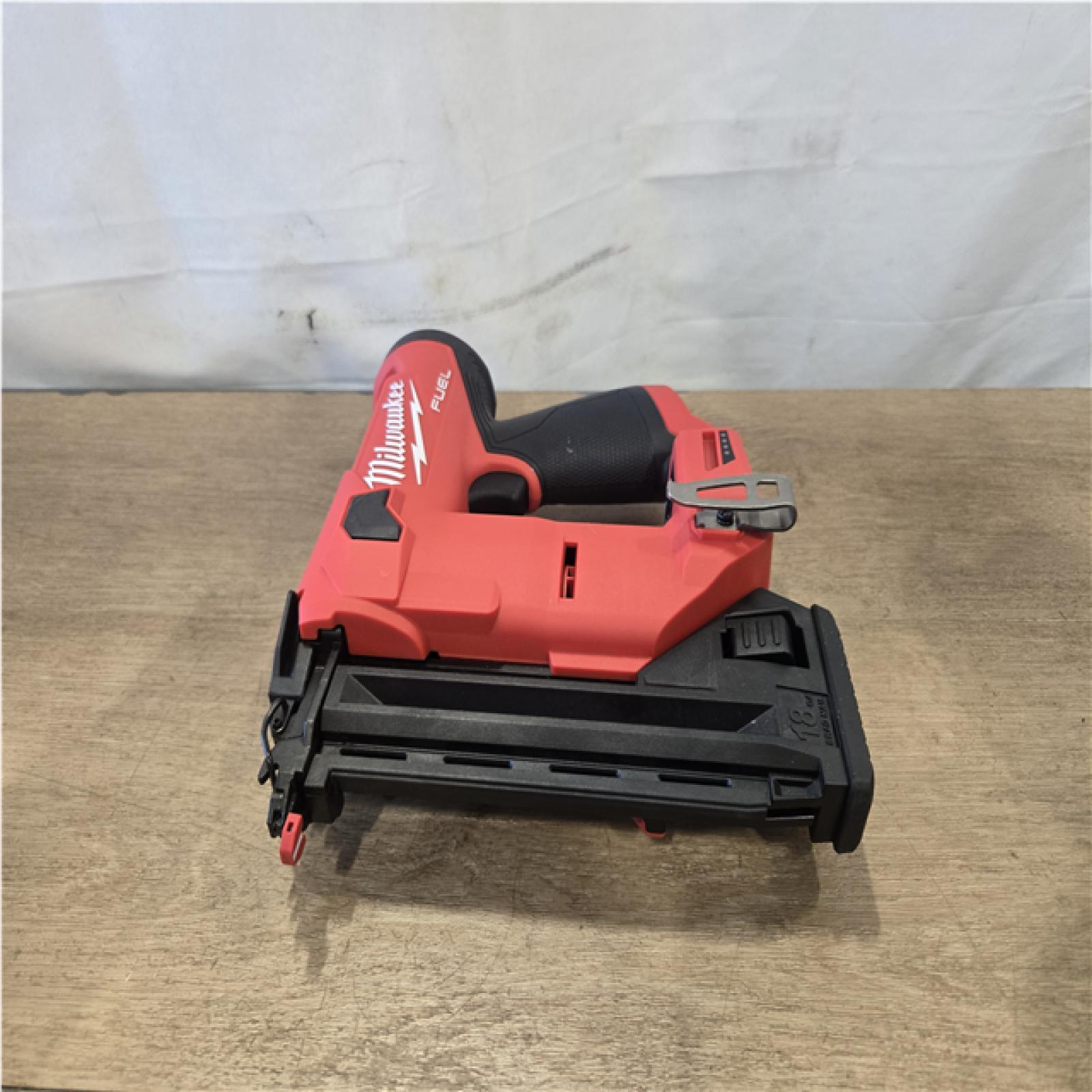 AS-IS Milwaukee FUEL 12-Volt Lithium-Ion Brushless Cordless 18-Gauge 1-1/2 in. Compact Brad Nailer (Tool Only)