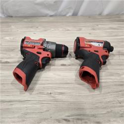AS-IS Milwaukee 3497-22 12V Hammer Drill and Impact Driver Combo Kit