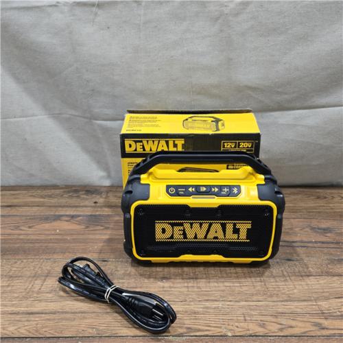 AS-IS DeWalt 20V MAX Lithium-Ion Jobsite Bluetooth Speaker