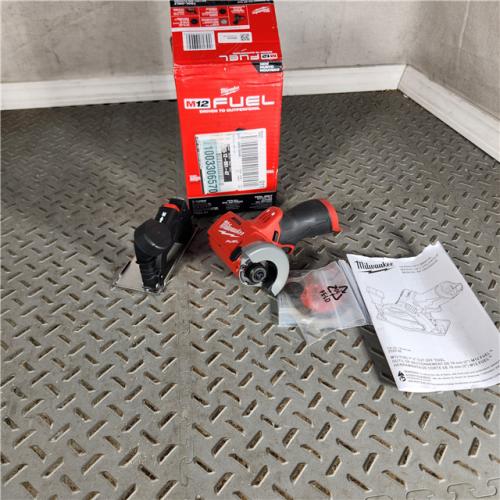 Houston location- AS-IS 245390 3 in. M12 Fuel Compact Cut Off Tool TOOL ONLY