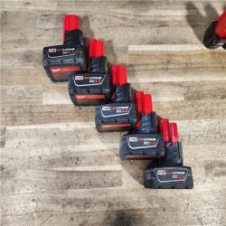 HOUSTON LOCATION - AS-IS MILWAUKEE BATTERY PACK QTY - 15