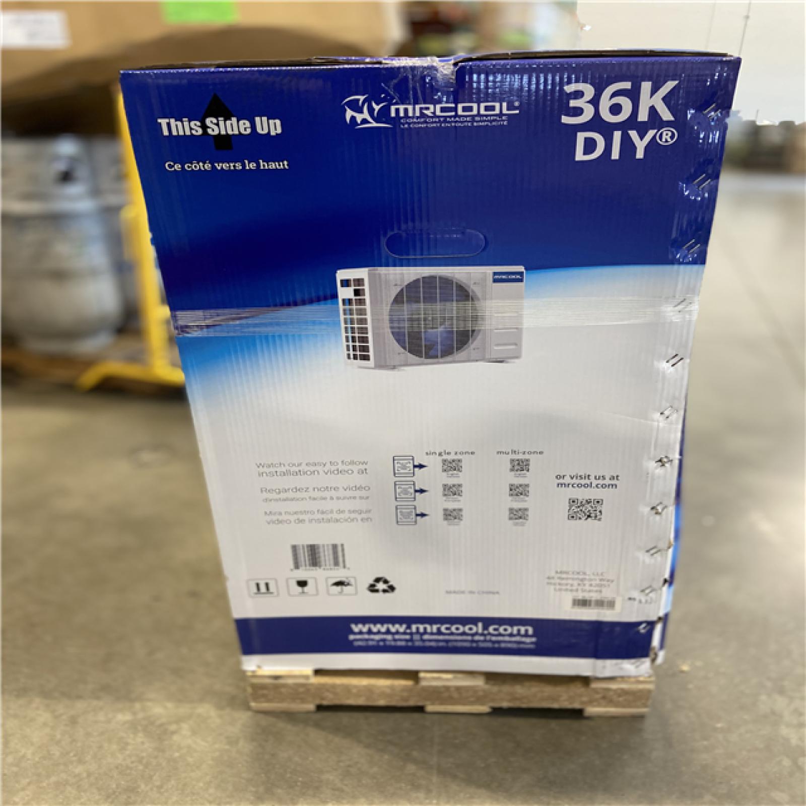DALLAS LOCATION - MRCOOL DIY 36,000 BTU 3-Ton Mini Split Heat Pump Condenser with 25 ft. Pre-Charged Line-Set and DIY Installation Kit 208V/230V