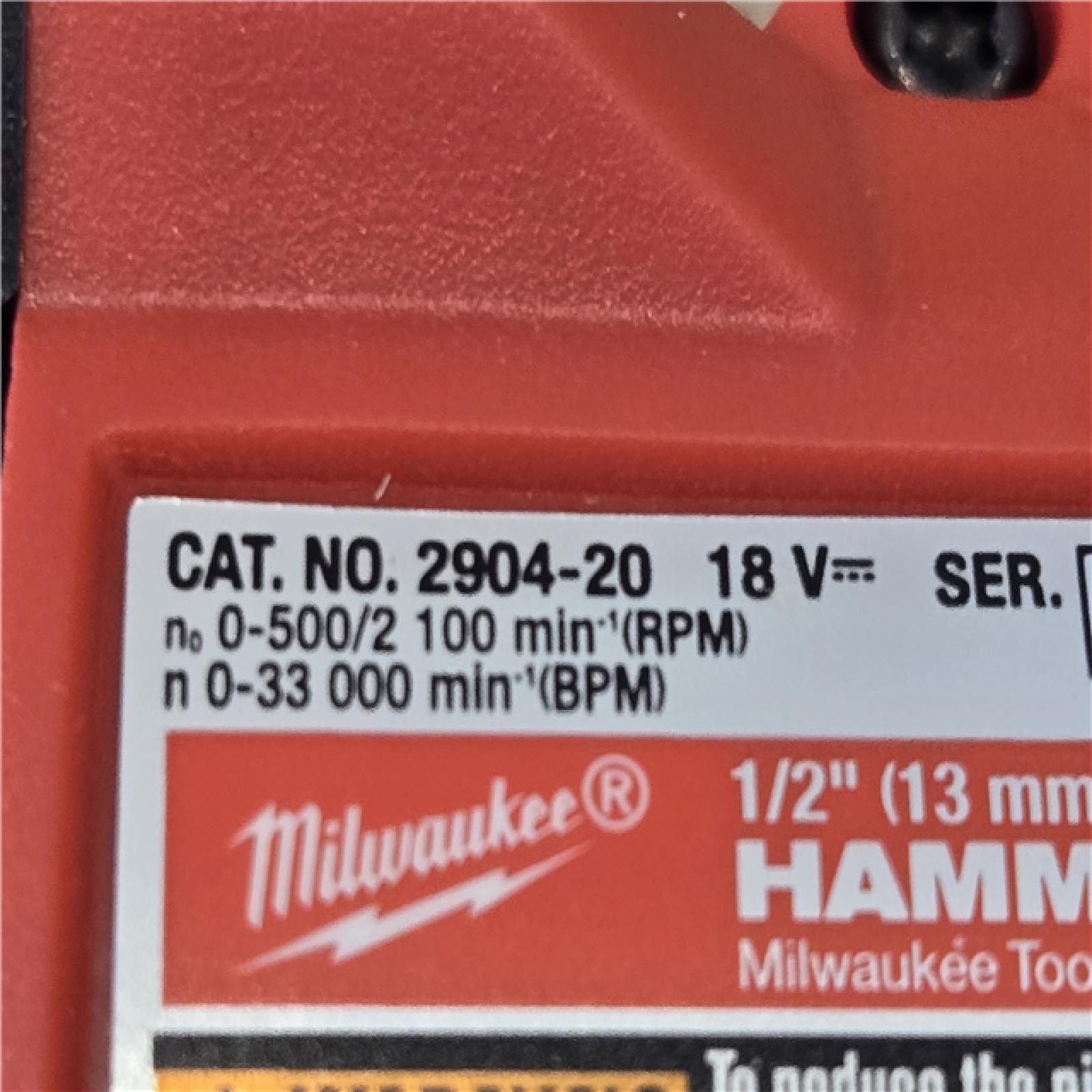 AS-IS Milwaukee FUEL 18V Cordless 1/2 in. Hammer Drill Driver Kit