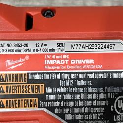 AS-IS Milwaukee FUEL 12-Volt Lithium-Ion Brushless Cordless Hammer Drill and Impact Driver Combo Kit