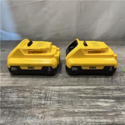 AS-IS DEWALT 20V MAX Compact Lithium-Ion 3.0Ah Battery Pack (2 Pack)