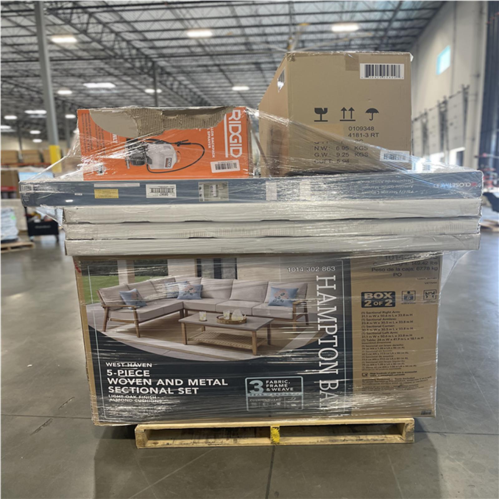 DALLAS LOCATION- AS-IS HOME IMPROVEMENT PALLET