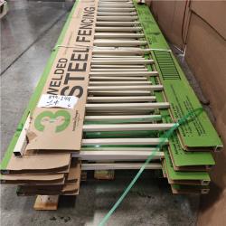 Phoenix Location AS-IS Welded Steel Fencing Navajo White-599144 Panel 32X94 Pallet (10-Count)