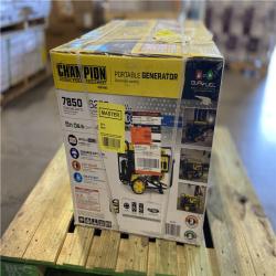 DALLAS LOCATION - Champion Power Equipment 7850/6250-Watt Recoil Start Gasoline and Propane Powered Dual Fuel Portable Generator with CO Shield