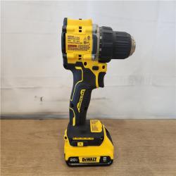AS-IS- DEWALT ATOMIC COMPACT SERIES 20V MAX* Brushless Cordless 1/2 Drill/Driver Kit