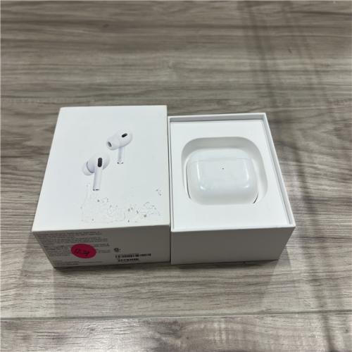 AS-IS Apple AirPods Pro (2nd Generation) with the USB-C MagSafe Charging Case