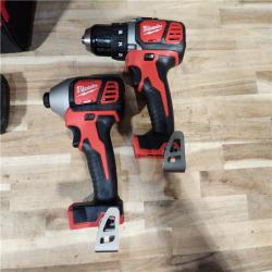 HOUSTON LOCATION - AS-IS Milwaukee 18V Lithium-Ion Cordless Drill Driver/Impact Driver Combo Kit