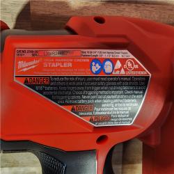 HOUSTON LOCATION - AS-IS (APPEARS LIKE NEW) M18 FUEL 18-Volt Lithium-Ion Brushless Cordless 18-Gauge 1/4 in. Narrow Crown Stapler (Tool-Only)