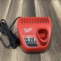 AS-IS Milwaukee 12-Volt Lithium-Ion XC High Output 5.0 Ah Battery Pack with Charger Starter Kit