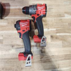HOUSTON LOCATION - AS-IS (APPEARS LIKE NEW) Milwaukee  FUEL 18V Lithium-Ion Brushless Cordless Hammer Drill and Impact Driver Combo Kit